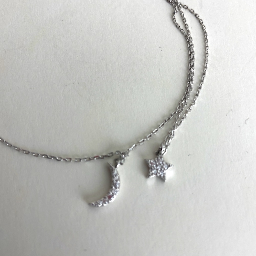 Moon & Star Dual Necklace